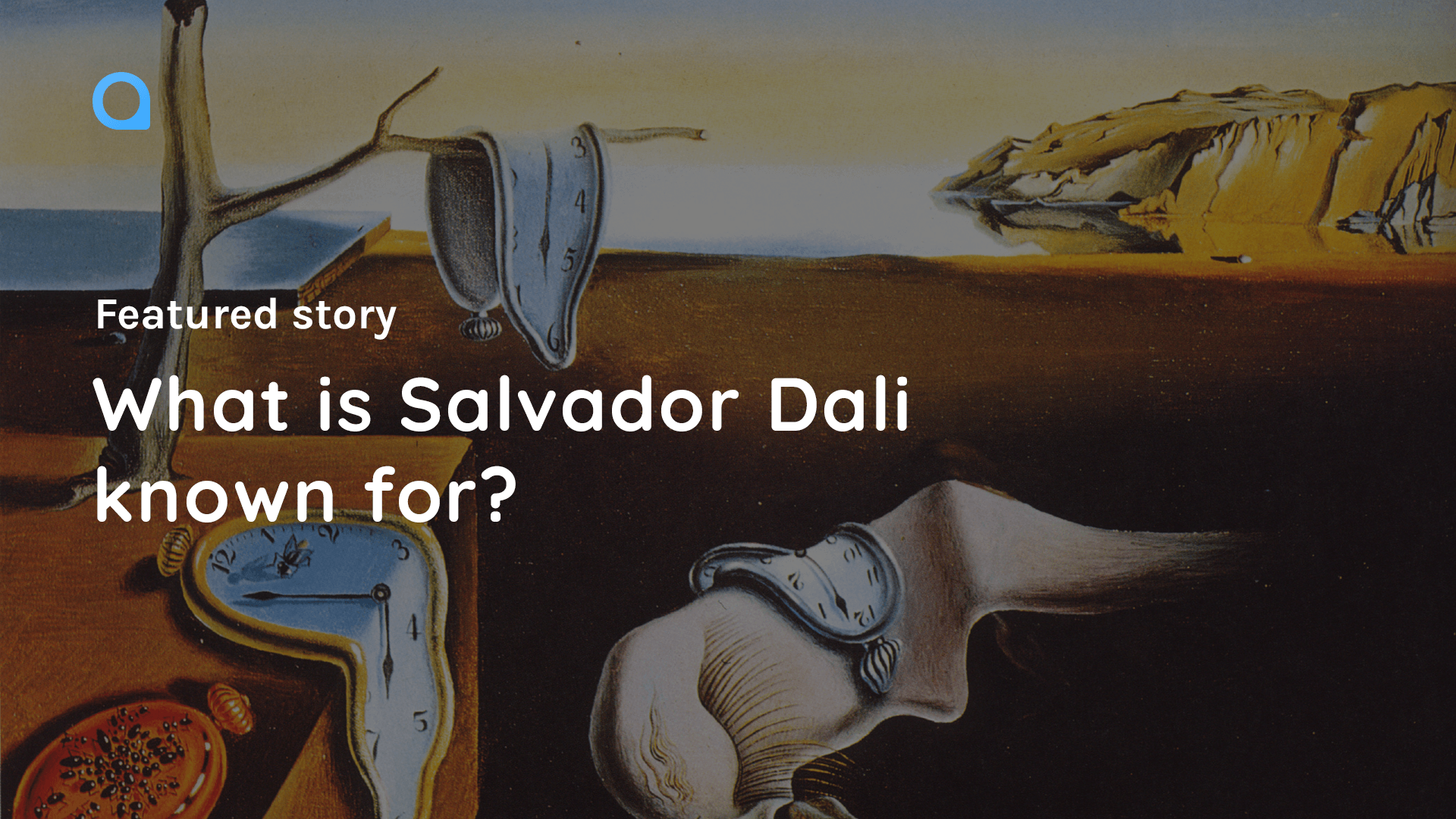 Hero image of a Salvador Dali painting