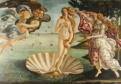 Painting of The Birth of Venus